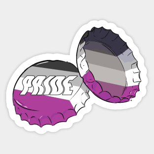 Ace Pride Bottle Cap Sticker